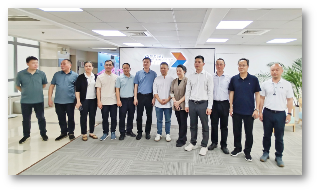 广东省梅州市人社局党组书记、局长林雨兰一行莅临云顶集团3118全球创新中心调研走访